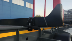 Полуприцеп-сортиментовоз BRAVER BC-330B — крепление коника на платформе