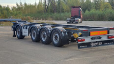 Полуприцеп-контейнеровоз BRAVER BK-440D — задний боковой вид